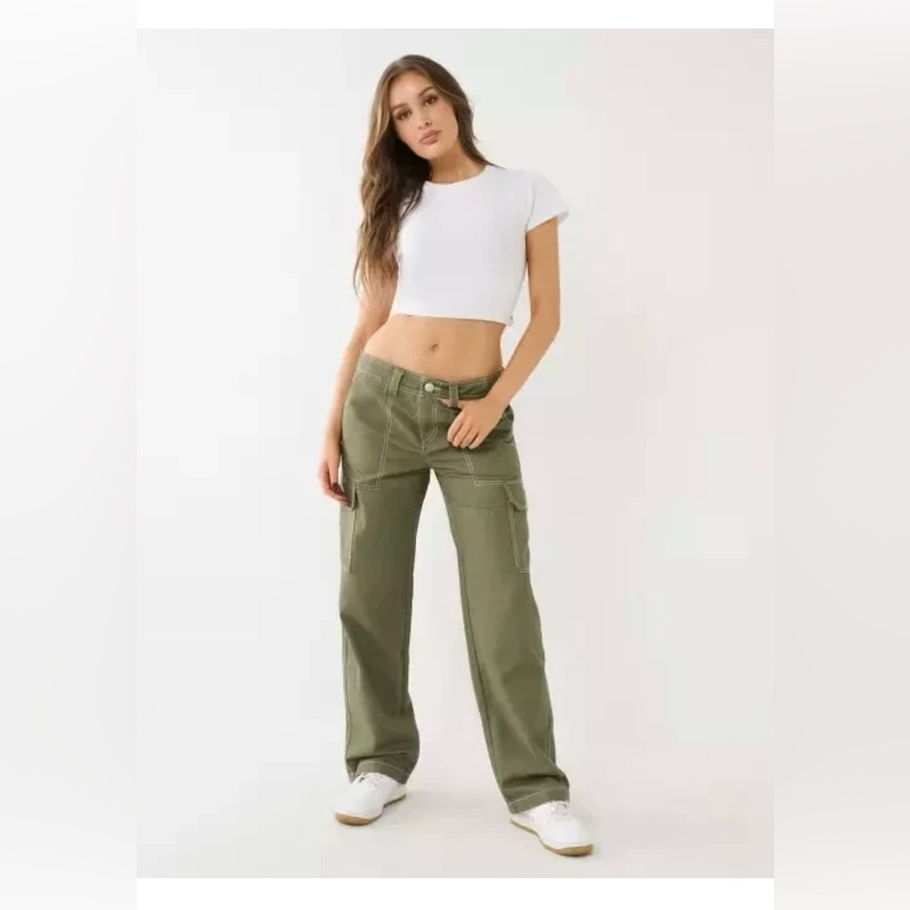 True Religion Olive  Military SN Cargo Pants Pants